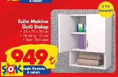 ESİLA MAKİNE ÜSTÜ DOLAP